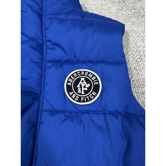 Abercrombie & Fitch Blue Puffer Vest - Picture 4 of 9